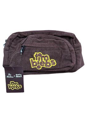 Tim Hortons Justin Bieber Tim Biebs Brown Corduroy Fanny Pack Limited Edition